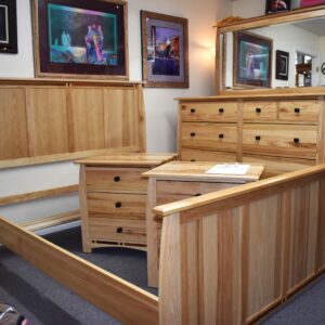 Hickory and Walnut  Queen Bedroom Set $3900