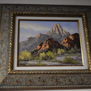 Susanne Nyberg ,Pinnacle Peak 20x23 $2250 Morning Light 14x16 $1250 Both $3000