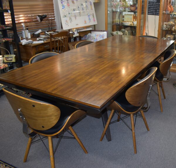 Mid Century Modern Large Dining Set  $900