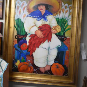 Linda Carter Holman Framed ARTIST PROOF, 40X50 "Phillipe" $1950