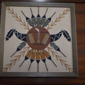 Sand Painting by Zahnnie 13.5"x13.5" $175