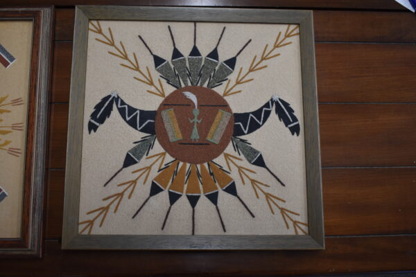 Sand Painting by Zahnnie 13.5"x13.5" $175