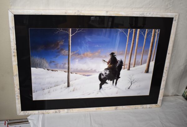 American Indian Donald Vann Print Signed & Numbered “Serenity“ 24x28 1556/2000  $1250