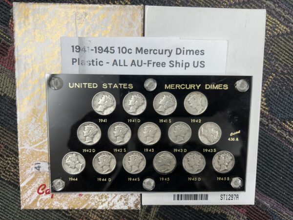 Mercury Dimes $220