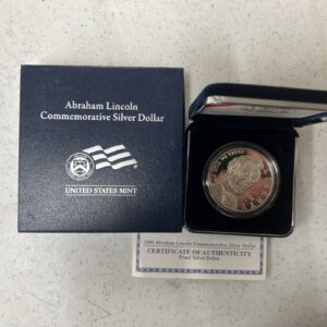 2009 Abraham Lincoln Silver Dollar $90