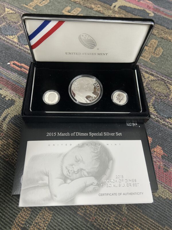 March of Dimes Special Silver Set $90