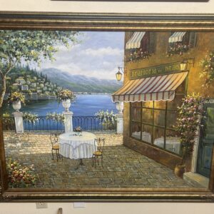 Italian land and seascape 42"x"54 $295