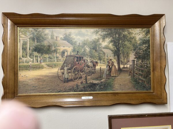 "Home Again" by E. L. Henry 45.5"X26" $195