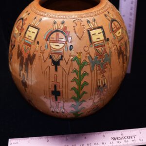 Navajo Pottery Etching by Ken White $SOLD